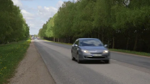 Green road Stock Footage 38633273