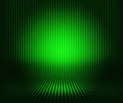 Green room spotlight backdrop Stock-Illustration
