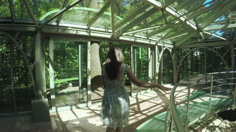 Green rooms Summer Garden Stock Footage