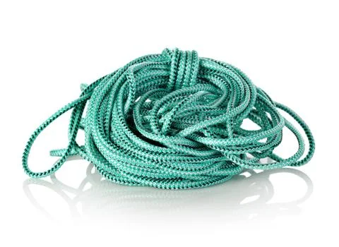 Green rope Foto stock