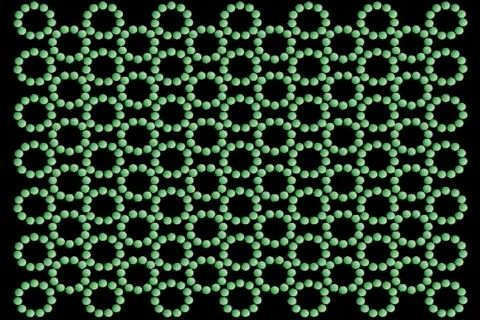 Green Rotating Balls Vídeo Stock 544508