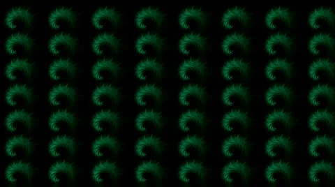 Green rotation smoke pattern wool plush knitting textile silk wadding wire worm. Stock Footage 847658