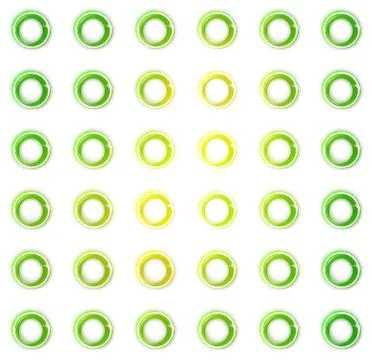 Green round background design with shining effects Stock Illustration