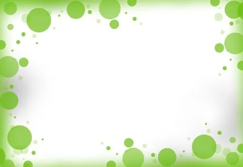 Green round dots graphic Stock Illustration