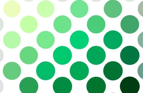 Green rounds abstract vector background. Simple pattern. Stock Illustration