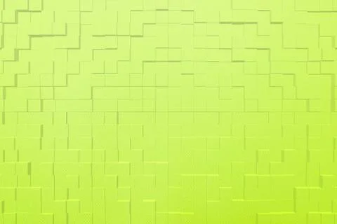 Green rubber texture, 3d block style Stock Illustration