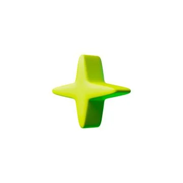 Green rubber-textured star vector illustration Stockillustratie
