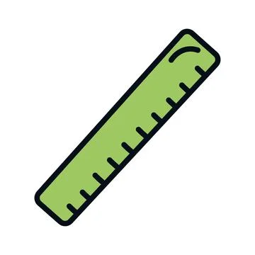 Green rule school Stock Illustration