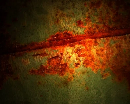 Green Rusted Metal 库存影片 102405