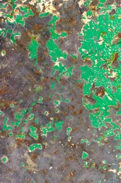 Green rusty metal texture background close up Stock Photos