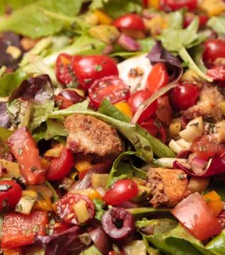Green salad Stock Photos