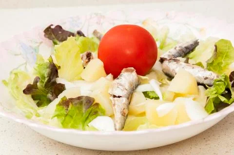 Green salad 스톡 사진