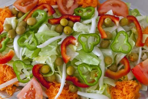 Green salad Stock-Fotos