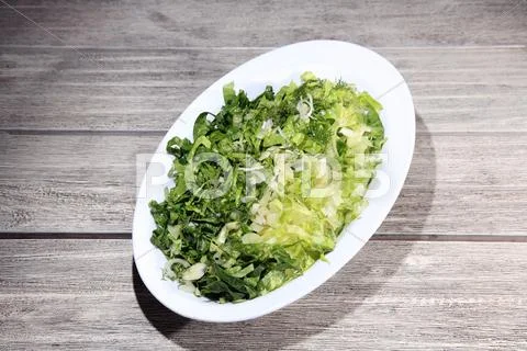Green salad Stock Photos