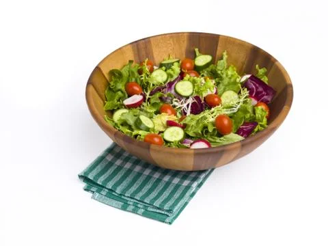 Green salad Stock Photos