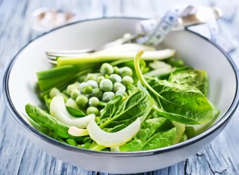 Green salad Stock Photos