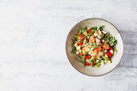Green salad with vegetables 写真素材
