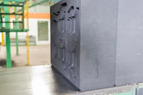 Green Sand mold in casting line Stock Photos