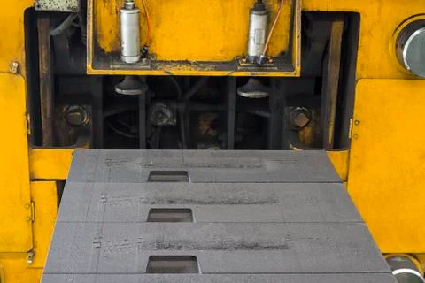 Green Sand mold in casting line Stock Photos