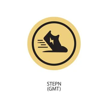 Green Satoshi Token icon. Stepn Gst token icon Stock Illustration