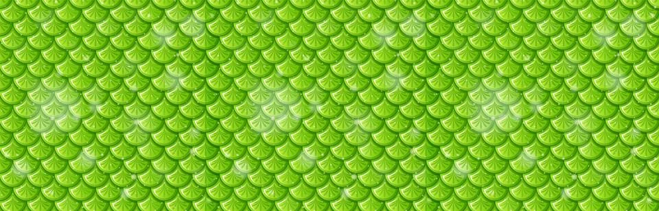 Green Scales Seamless Pattern Background イラスト素材