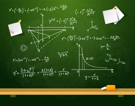 Green school board Stock Illustration