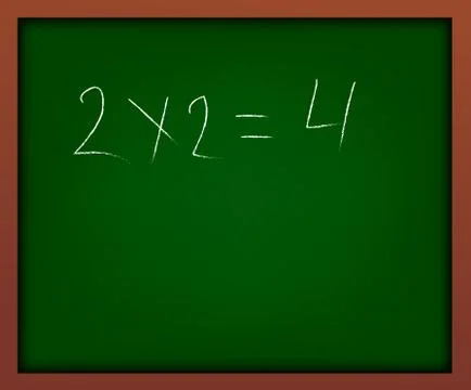 Green school chalkboard with frame vector illustration.  Stock Illustration