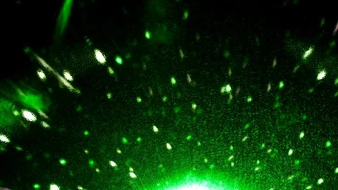 Green sci fi light Stock Footage 98114170