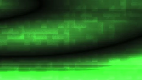 Green Sci-Fi Tech Glitch Light Background Stock Footage 347604445