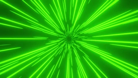 Green sci-fi tunnel space neon Stock Footage 131862830