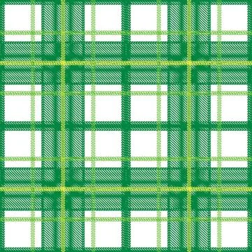 Green Scottish plaid seamless pattern Green Scottish plaid seamless patter... Stock Photos
