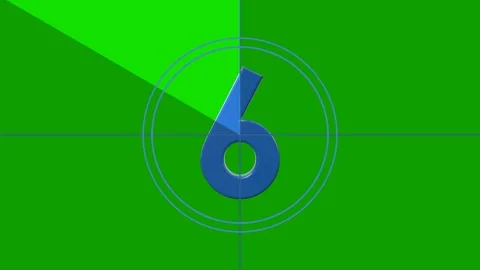 Green Screen 10 Seconds Vintage Film Countdown Animation Stock Footage 319926152