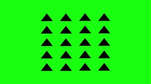 Green screen of abstract christmas tree Stock Footage 289355316