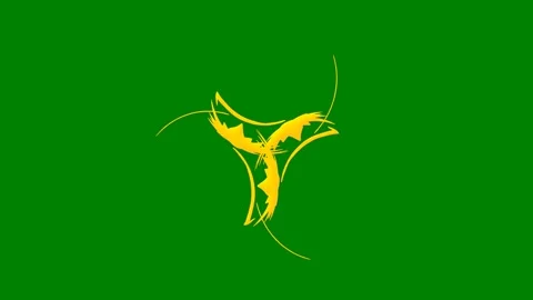 Green screen abstract effect with bright particles and fluid motion Ideal Stock Footage 301387661