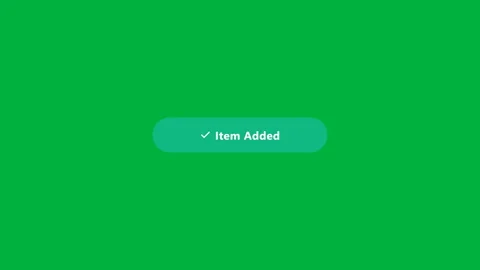 Green Screen Add to Cart Button Animation for Ecommerce Checkout Interface Stockbeeldmateriaal 336949406