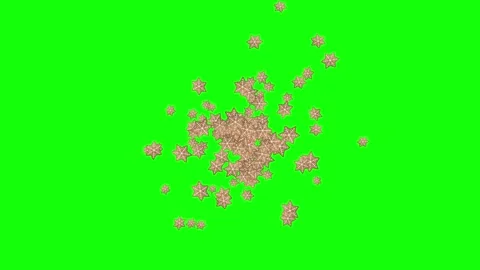 Green Screen and Snow on Green Screen Background Horizontal 16:9 Stock-Footage 339444285