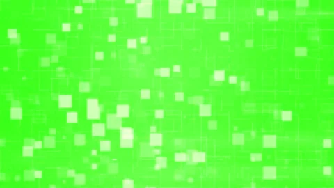 Green screen animated digital blocks background Video stock 326809346