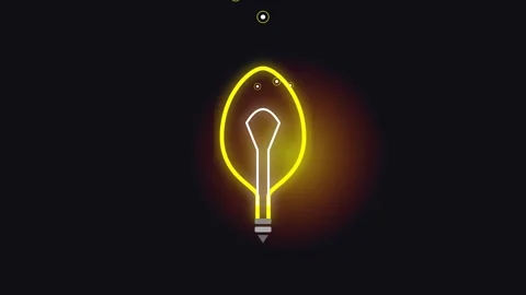Green Screen Animated Idea Lightbulb Graphic Overlay Video stock 335151058
