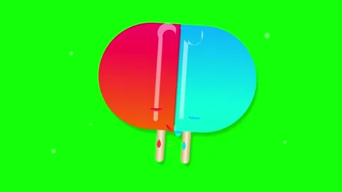 Green Screen Animated Pingpong Graphic Overlay Stock Footage 335032526