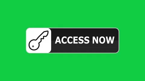 Green screen animation of access now push button with pointer, simple animation 動画素材 303644273