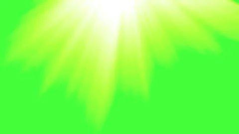 Green screen animation of bright sunlight rays beams sweeping from top corner 스톡 동영상 336170766
