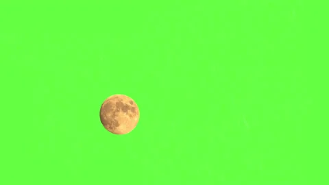 Green Screen Animation, Full Moon Rising... | Stock Video | Pond5