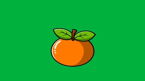 Green screen animation of jumping oranges Stock Footage 328204496