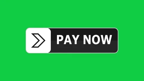 Green screen animation of Pay Now button with pointer, simple animation of curso Stock Footage 303754341