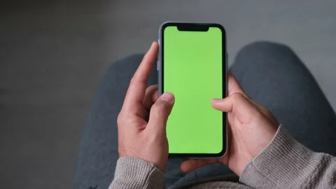 Green screen app Stock Footage 236320533