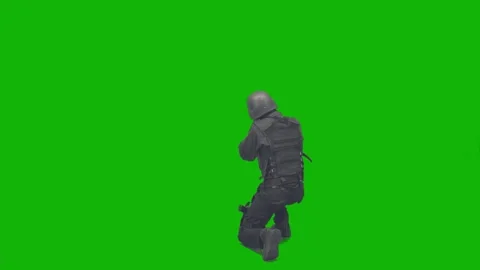 Green Screen Army Action 库存影片 281014843