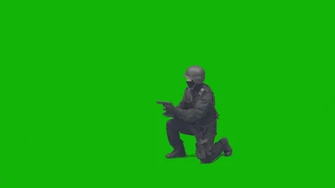 Green Screen Army Deployment Stock Footage 281014844