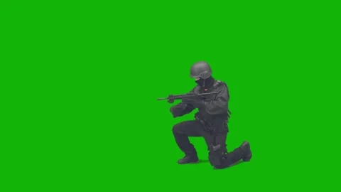 Green Screen Army Tactical Stock Footage 281014831