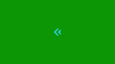 Green screen arrow animated chromakey cartoonish colorful gesture motion Stock Footage 314068255