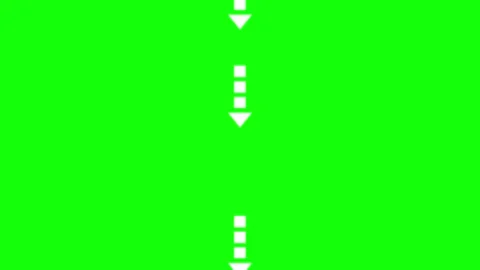 Green Screen Arrow Arrows for VFX Video stock 343929039